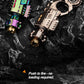 Shell-Ejecting Alloy Toy Pistol Set Stress Relief Fidget Sensory Toy Mini Finger Spinning Top EDC Desk Gadget Gift for Teen Boys