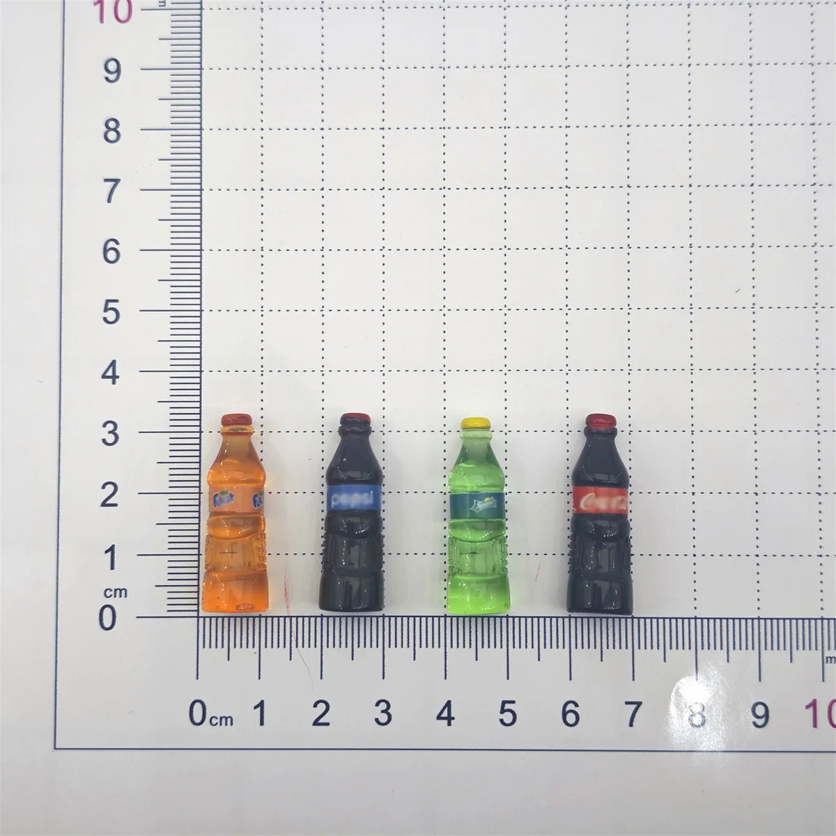 Dollhouse Miniature Sparkling water Drink Bottles Pretend Play Kitchen Game Party Toys
