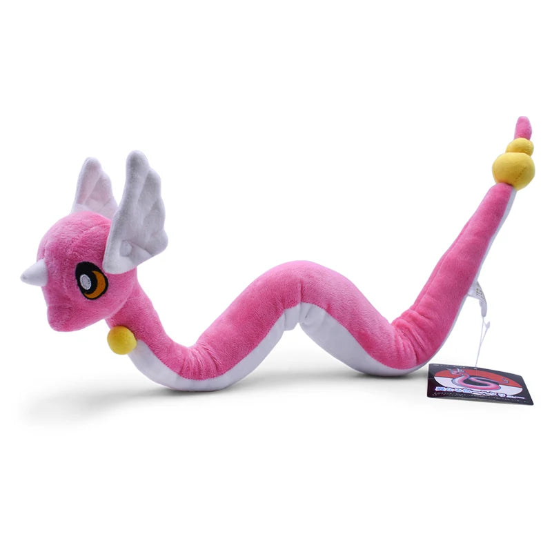 Dragonair Plush Toys Cute Blue Pink Dragonair Soft Anime Stuffed Peluche Cartoon Plushies Dolls Kids Christmas Gifts Ornament