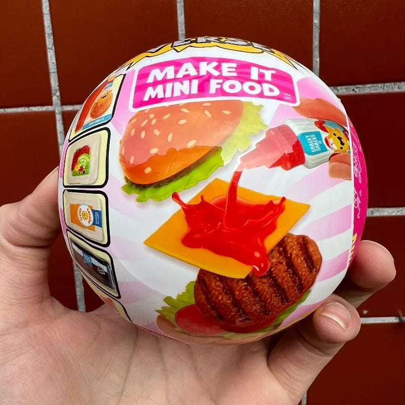 MGA Miniverse Make It Mini Food Diner Series 3 Blind Box Packaging Kitchen DIY Game Food Collect Ornaments
