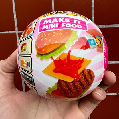 MGA Miniverse Make It Mini Food Diner Series 3 Blind Box Packaging Kitchen DIY Game Food Collect Ornaments