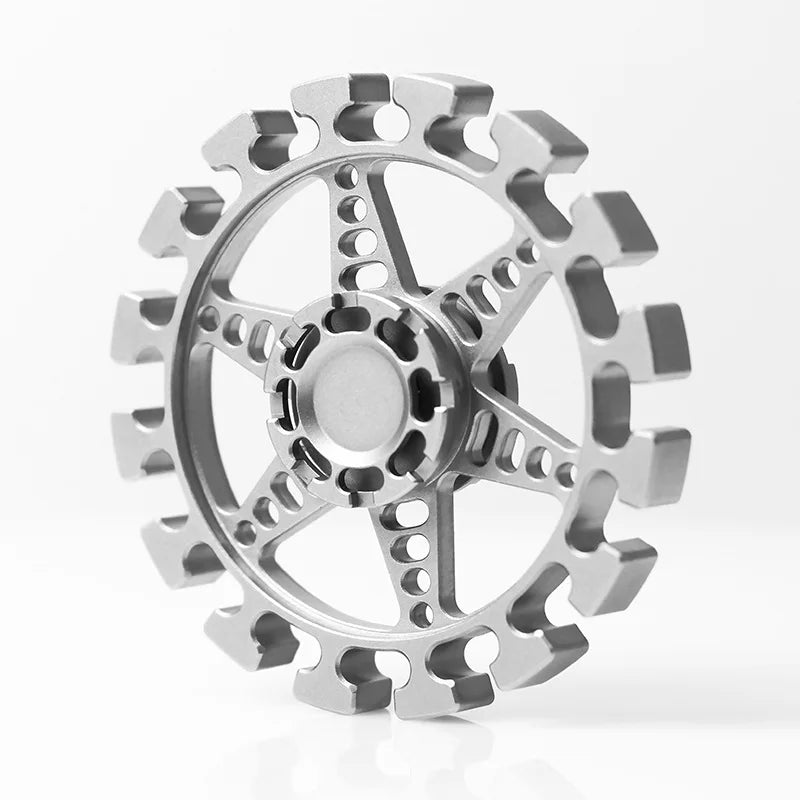 Mini EDC Gear Alloy Spinner Sprockets Gear Chain Gyro Delicateness Fidget Decompression Ring Toy Stress Relief Toys