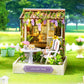 Mini Doll House DIY Small House Kit Handmade 3D Puzzle Assembly Model Building Room Bedroom Decoration Wooden Craft BirthdayGift