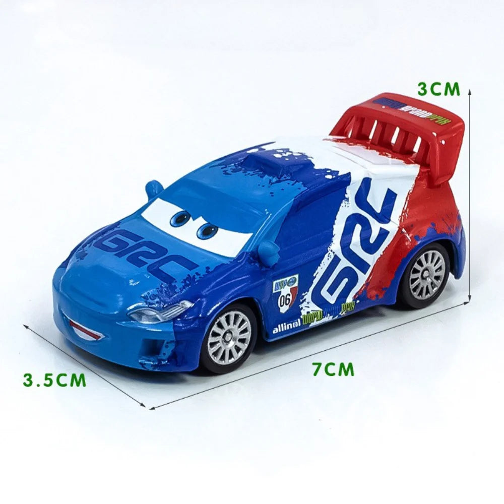 2026 New Pixar Cars Lightning McQueen Fillmore 4-10CM 1:55 Metal Model Racing Car Toys Christmas Birthday NEWYEAR Gift