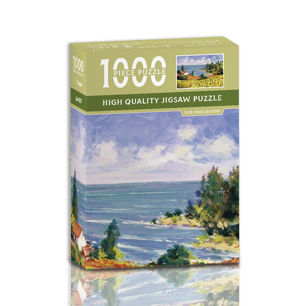 Micro Puzzle Puzzle 1000 Pieces Mini Landscape World Famous Painting Paper Decompression Healing Creative Educational Toy Puzzle