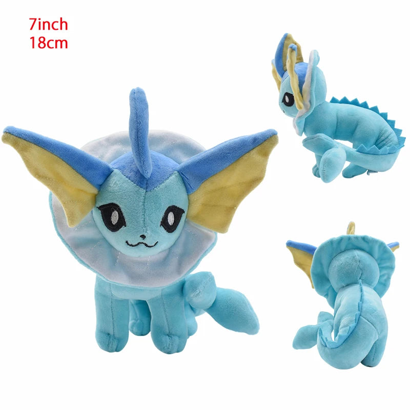 14 Style Standing Eevee Plush Toy Pokemon Shiny Umbreon Vaporeon Jolteon Flareon Espeon Leafeon Stuffed Doll Peluche Gift