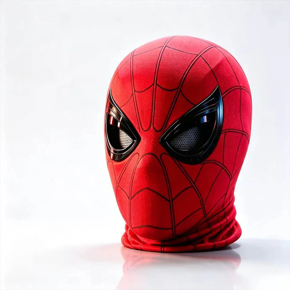 2026 Popular Breathable Full‑Face Mask With Chin Operable Blink Touch Glowing Mask Halloween Cosplay Boys Headgear Toy