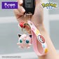 6Style Pokemon Anime Pikachu Gengar Meowth Keychain Car Key School Bags Backpack Decorations Pendant Desktop Decoration Toy Gift