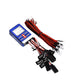 Simulation Flash Light 12 LED Lighting Kit Steering Brake for 1/10 Scale Models RC Car Yokomo Tamiya HSP HPI AXIAL RC4WD TRX