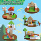 Magnetic Building Blocks Mine World Magnetic Forest House Brick Cube Toys Set STEM Sensory 2025 Best Gift for 3+ Boy Girl Kid