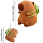 Cute Capybara Plush Toy Stuffed Animals Capibara with Turtle Backpack Kapibala Soft Doll Toys Birthday Christmas Gift