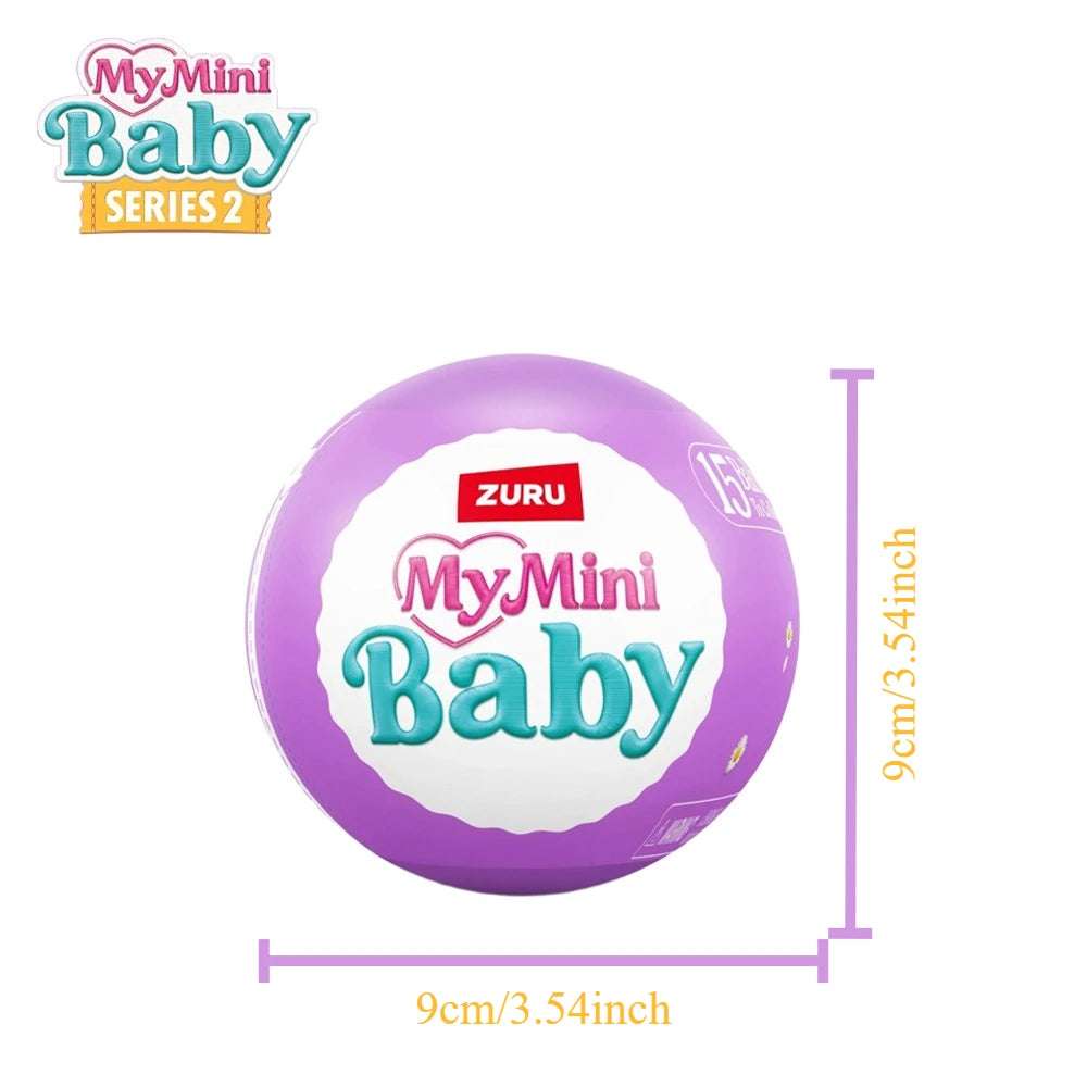 Zuru Surprise Doll Surprise Series2 My Mini Baby Collectible Mystery Capsule 5 Mystery Toys Collectibles Miniature Novelty Toys