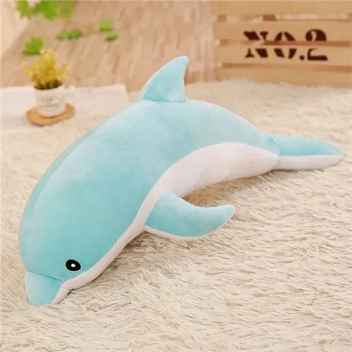 30cm Kawaii Dolphin Whale Shark Plush Toy Stuffed Soft Cute Animal Pillow Dolls Toys for Kids Children Girls Birthday Gifts Deco