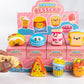 12pcs/Set Simulation Food Squishy Hamburger Fries Capybara Axolotl Squeeze Toy Stress Relief Decompression Toys