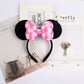 Mouse Ears Headhand for Girls Adults Cute Cartoon Party Cosplay Hair Accessories Sequin Bows Hairband Toys