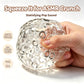 ASMR Crunch Squishy Ball Clear Ice Bead Squeeze Fidget Toy Super Soft Mochi Sensory Stress Relief Squeezing Ball Anti‑Stress Toy