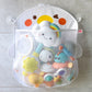 Baby Shower Bath Toys White Baby Kids Toy Storage Mesh with Strong Suction Cups Toy Bag Net Bathroom Organizer for Kids Toddlers