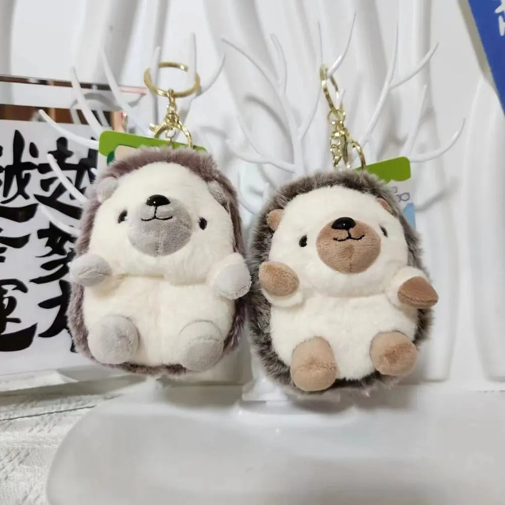Adorable Little Hedgehog Keychain Mini Hedgehog Little Hedgehog Pendant Soft Stuffed Cute Hedgehog Keyring Hanging Decor