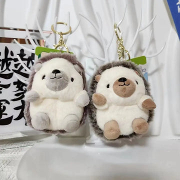 Adorable Little Hedgehog Keychain Mini Hedgehog Little Hedgehog Pendant Soft Stuffed Cute Hedgehog Keyring Hanging Decor