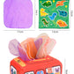 Baby Montessori Toy,Magic Tissue Box,Educational Learning Activity Sensory Toy For Kids Finger Exercising  Busy Board Baby Game