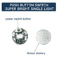 2pcs Miniature Wireless Light Model Super Bright Single Lamp with Press Button for Diy Model Making/Cars/Robots/Decor/Diorama