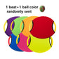 Bouncing Circle Throwing Training Toys Kids Adult Outdoor Interactive Cooperative Games Elastic Paddle Ball Fun Game