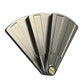Metal EDC Fingertip Folding Fan Pressure Reducing Push Card Mechanical Coin Toy Anti Stress Relief Sensory Fidget Toy for Adults