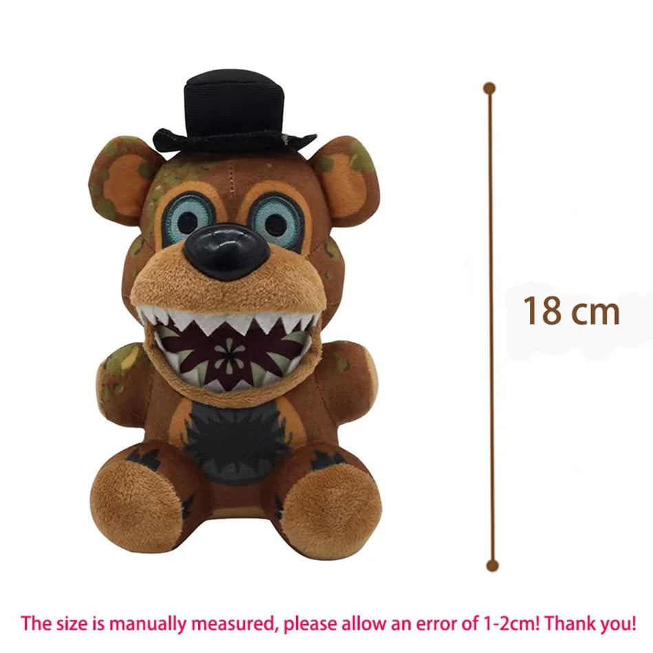 2026 Hot Cartoon Five Night At Freddy Fnaf Cute Plush Toys Game Doll Bonnie Bear Foxy Stuffed Doll Freddy Toys For Children Gift