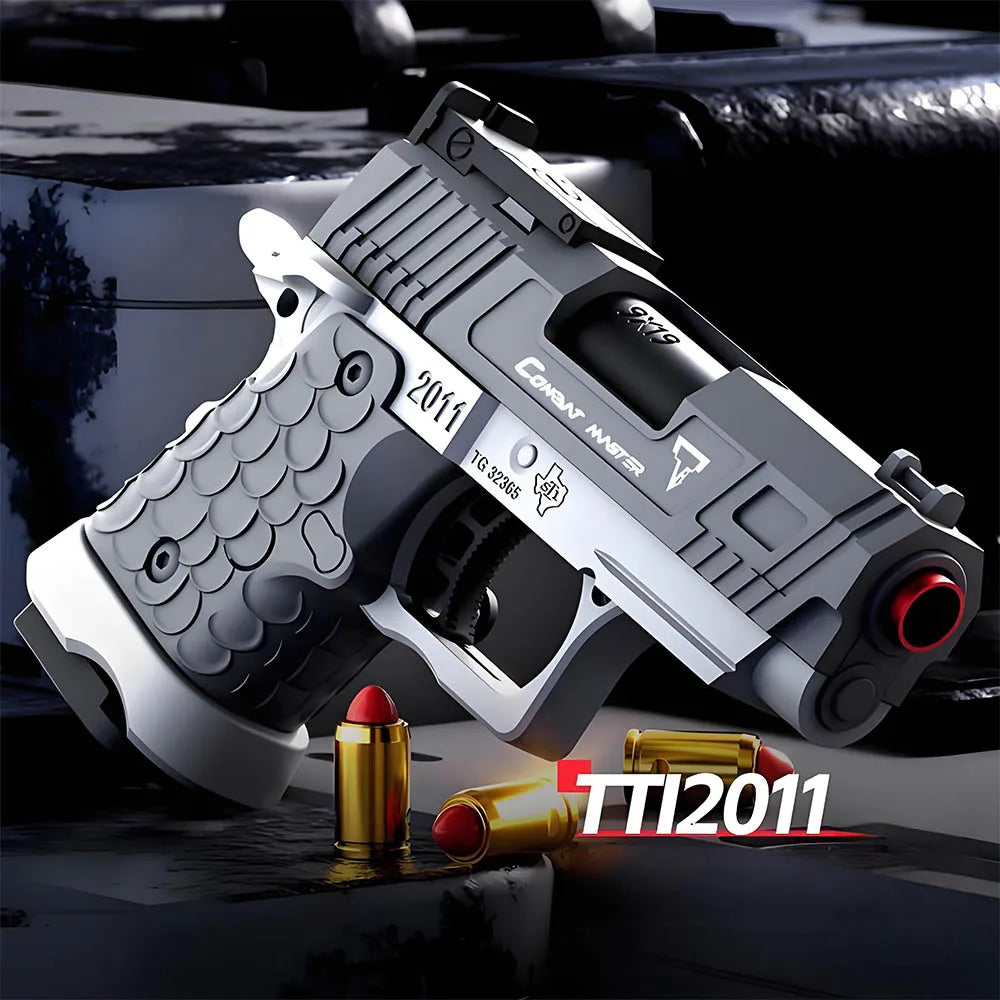 Fidget Toy Gun GX4 Shell Ejecting Gun Toys Pistol For Boys Safe Toys For Kids Children Birthday Gift