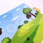 New Children Reusable Scene Cute Stickers DIY Puzzle Sticker Games Books Cartoon Animal Learning Cognition Toys For Kids Gift
