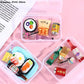 5PCS 1:12 Scale Cute Mini Dollhouse Miniature Drink Bottle Cake Desserts Bento Food Pretend Play Food Toy Kitchen Accessories