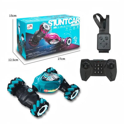 New Arrival Gesture Sensing Deformable Remote Control Car, Viral Hit Gift. 4WD Stunt Twist Off-Road Climbing RC Toy Car, Ideal Birthday & Christmas Present