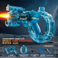 Gatling Rotating Electric Water Gun with Light-Up High Speed Continuous Shooting Powerful Water Blaster Summer Outdoor Toy