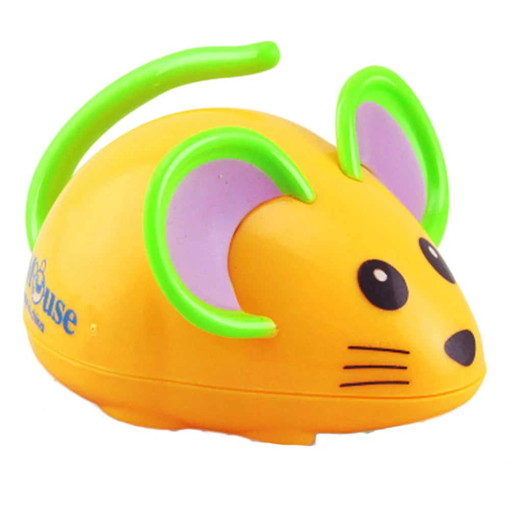 1 PC Cartoon Rat Wind Up Toy Adult Running Chain Clockwork Small Toys First Lovely Rat Mouse Educational Toy Gift