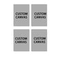6pcs/set Custom Canvas Prints Photo Wall Art Personalized Poster for Family Life Pet Animal Birthdays Wedding Scenery Home Decor
