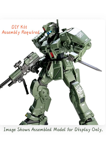 Matte Army Green Tactical Sci-Fi Mecha DIY Assembly Kit Full Movable Joint Robot Model Ornament for Teens Adult Hobbyists