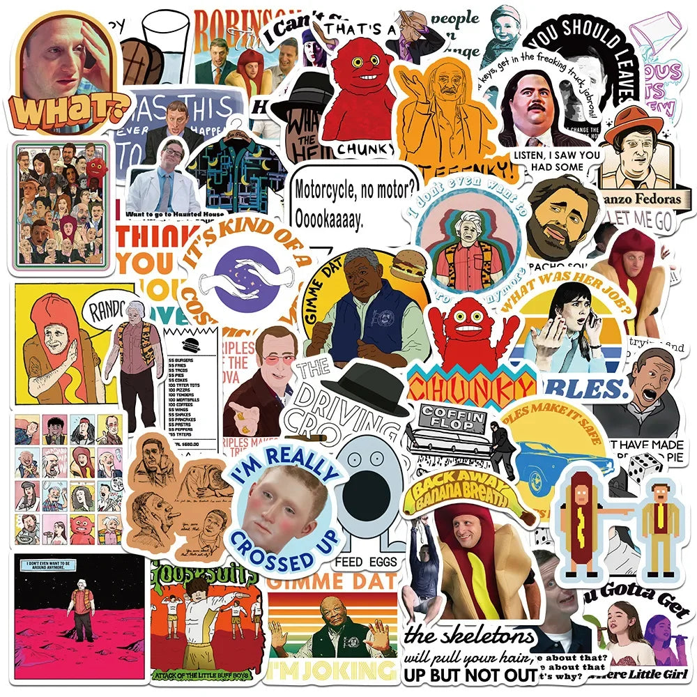50PCS I Think You Should Leave With Tim Robinson Season Stickers Funny Comedy TV Sticker Scrapbook Luggage Laptop Guitar