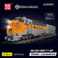 Mould King 12018 Technical Train Toys The RC USA EMD F7 WP Diesel Locomotive Building Block Brick Assembly Kids Christmas Gift