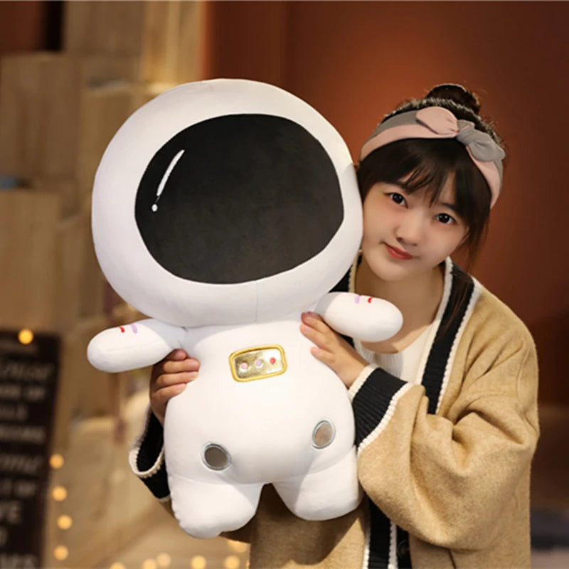 Stuffed Super Soft Unique Cosmonaut Plush Toys Lovely Space Astronaut Cartoon Peluche Pillow For Kids Baby Boys Birthday Gifts