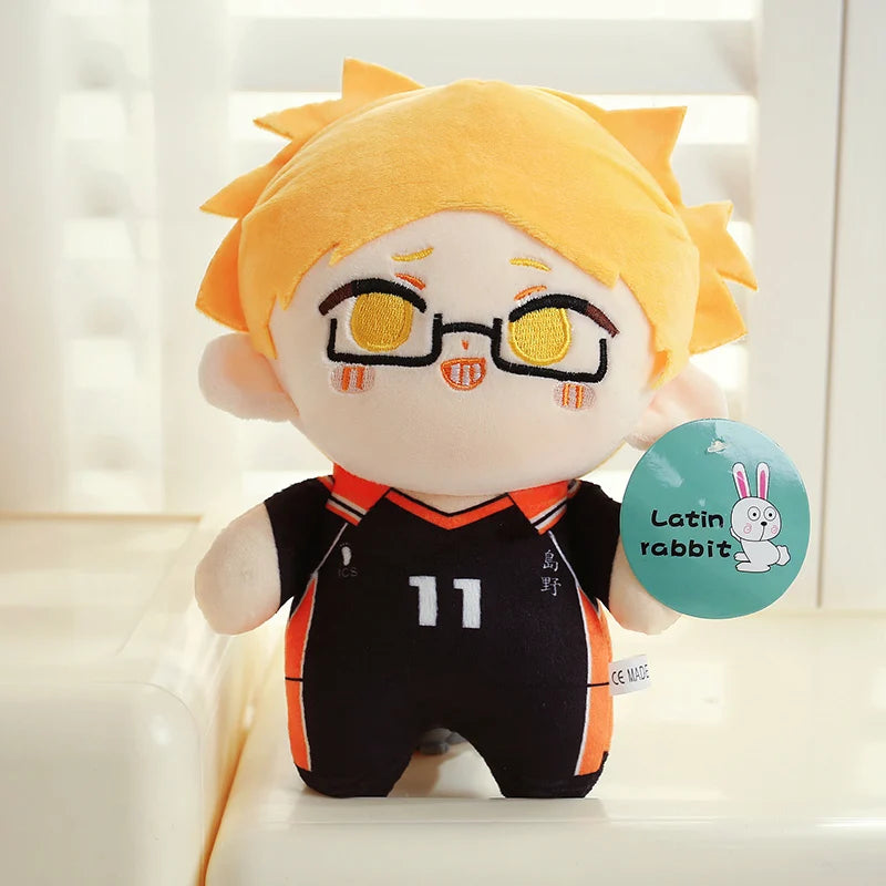 26CM Cute Cartoon Haikyuu Plush Toy Kuroo Tetsurou Oikawa Tooru Kei Tsukishima Tobio Kageyama Volleyball Stuffed Doll Gifts