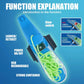 NEW Electric Spider Web Launcher Funny Glow-in-the-Dark Retractable Luminous Rope Interactive Toys Cosplay Party Props Gift