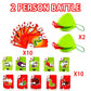 Frog Chameleon Lizard Mouth Mask Kids Toy Board Game Blow Activated Tongue Blow Catch Game Interactive Educational Game Prop