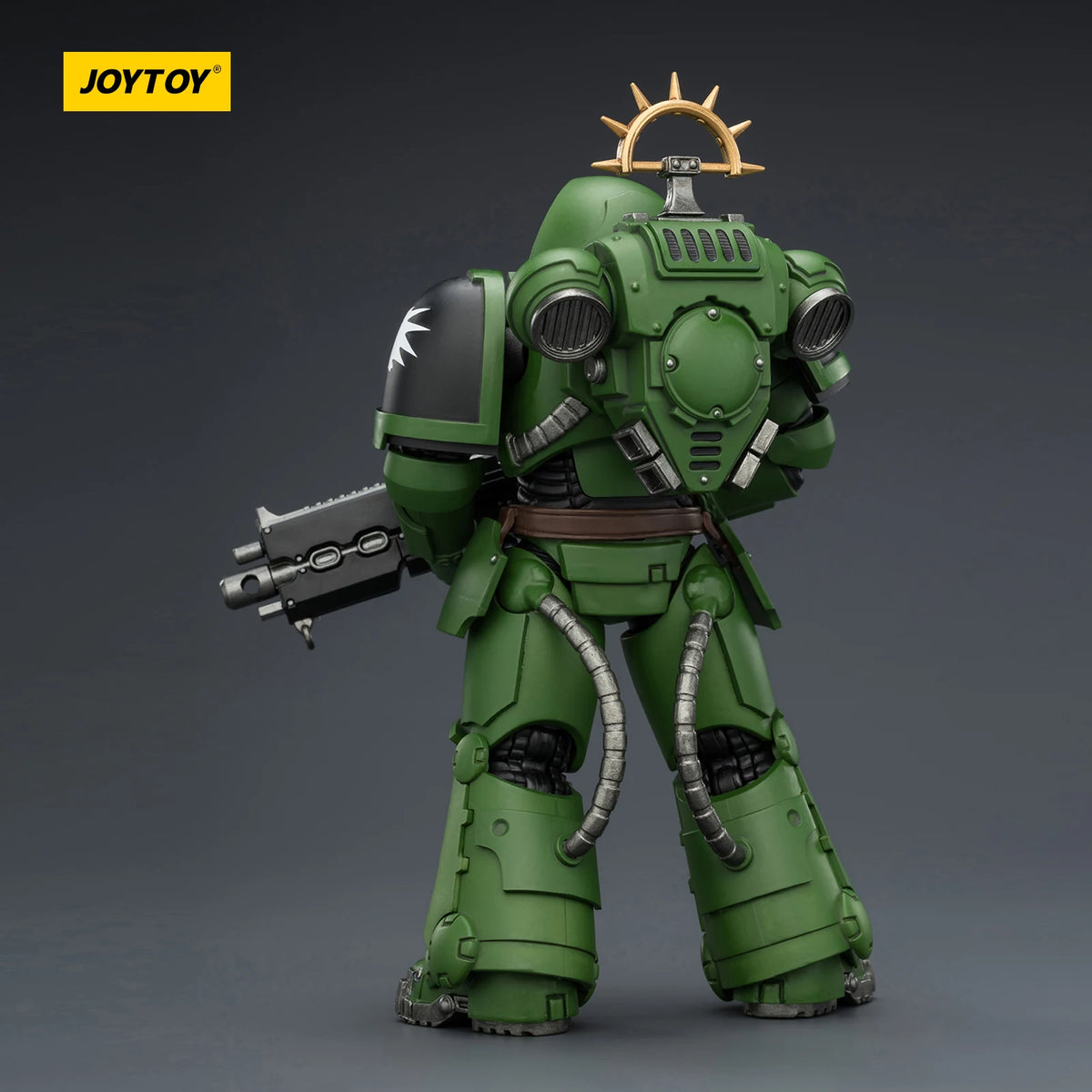 JOYTOY Dark Source Warhammer 40k Salamanders Primaris Heavy Intercessor 1/18 Model Toy JT03677 with Heavy Bolt Rifle Collectible Model