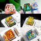 Pokemon Transparent Esc Keycap Keyboard Accessories Anime Cute Resin Shrink Drip Glue handmade Keycaps Anime Fans Gift