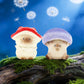 Genuine Cat PAI Fantasy Mushroom Series Blind Box Desktop Ornaments For Friends' Birthday Christmas Gifts