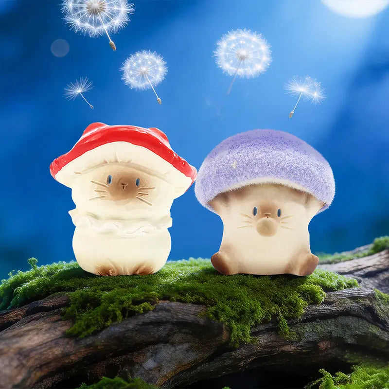 Genuine Cat PAI Fantasy Mushroom Series Blind Box Desktop Ornaments For Friends' Birthday Christmas Gifts