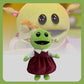 Nanalan Mona Little Girl Plush Doll Green Alien Cute And Soft Cartoon Pillow Doll Room Decoration For Children's Birthdays Gift
