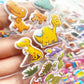 40 Mixed Packs Kids Stickers Puffy Bulk Stickers for Girl Boy Birthday Gift Scrapbooking Animals Cartoon