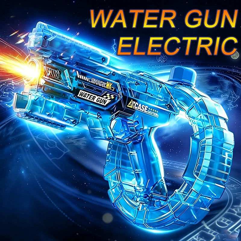 Electric Water Guns For Adults Powerful Squirt Automatic Water Suction Water Blasters Summer Outdoor Beach Toy For Boys Kid Gift