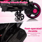 6V Kids Ride On Motorcycle Electric Toddler Motorbike With Training Wheels, EVA Tread Tires, Headlight, Horn, Music, 2 MPH Ride Toy